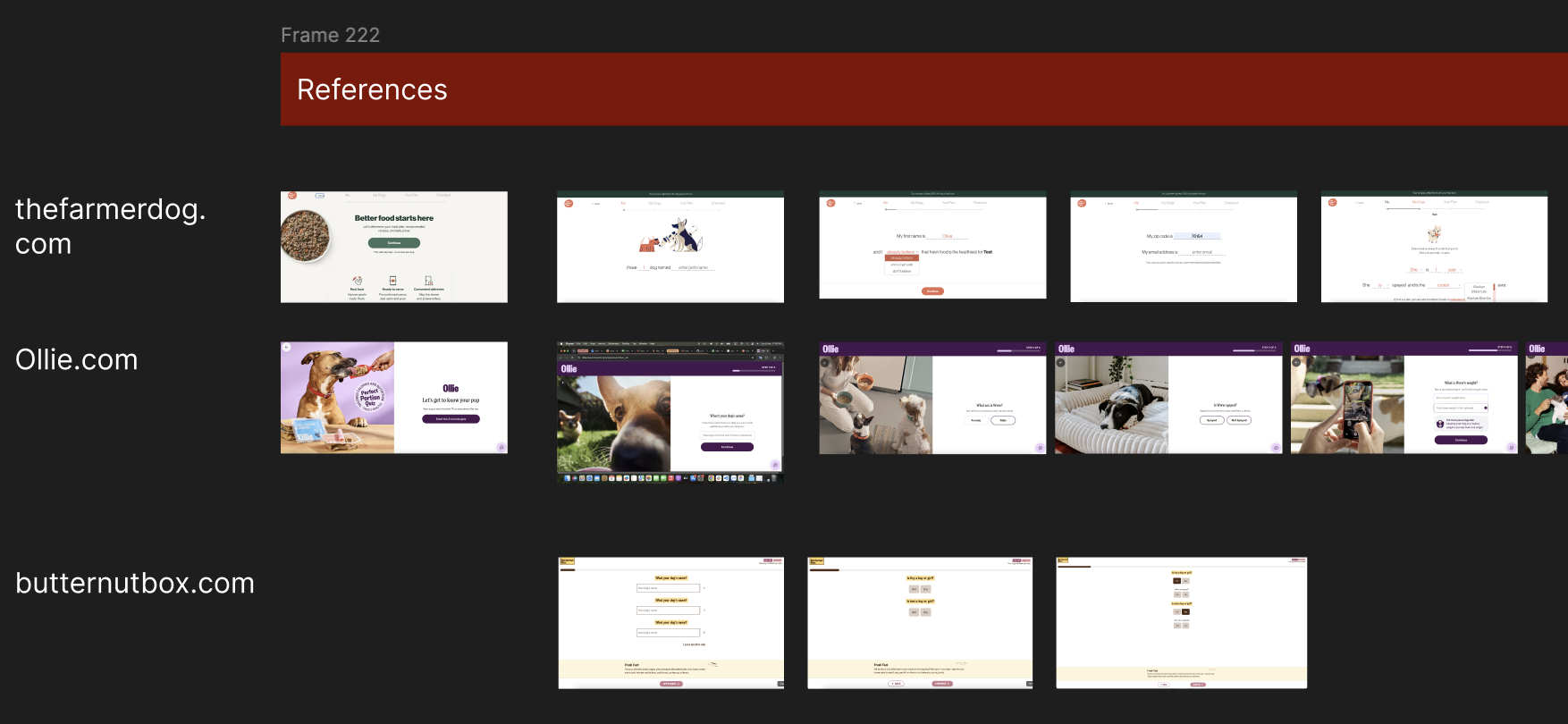 01 — Order flow design references