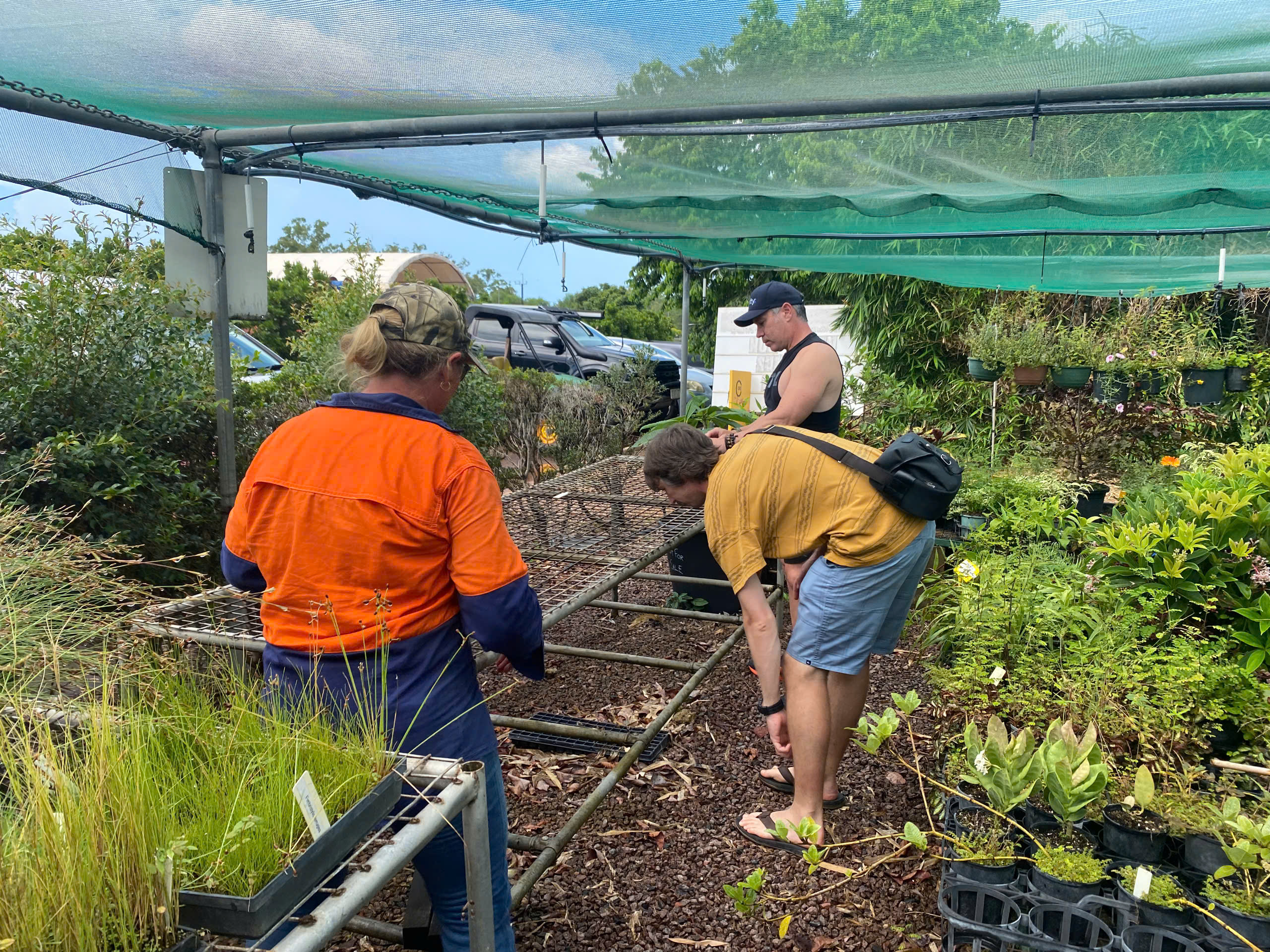 Visit to nursery in Darwin